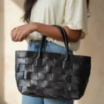 TANWOOD LEATHER Handbraided tote - bags