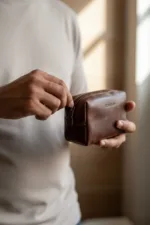 TANWOOD Pure LEATHER Mini Dopp Kit - Bag