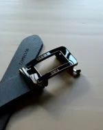 TANWOOD LEATHER BLACK BUCKLE Auto Lock - Belt