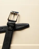 TANWOOD LEATHER Snake Print profile belts - Black - Image 3