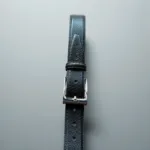 TANWOOD LEATHER Snake Print profile belts - Black - Image 4