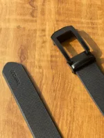 TANWOOD LEATHER BLACK BUCKLE Auto Lock - Belt - Image 2