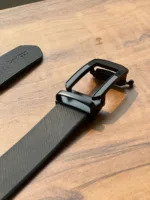 TANWOOD LEATHER BLACK BUCKLE Auto Lock - Belt - Image 5