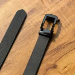 TANWOOD LEATHER BLACK BUCKLE Auto Lock - Belt