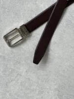 TANWOOD LEATHER Taiwan buckle reversible - Belts Brown Black - Image 4