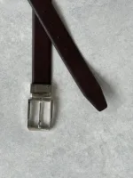 TANWOOD LEATHER Taiwan buckle reversible - Belts Brown Black - Image 3