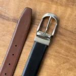 TANWOOD LEATHER Black Tan Reversible - Belt  Taiwan