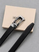 Tanwood Leather Auto Lock Reversible Belts black/Brown - Image 3