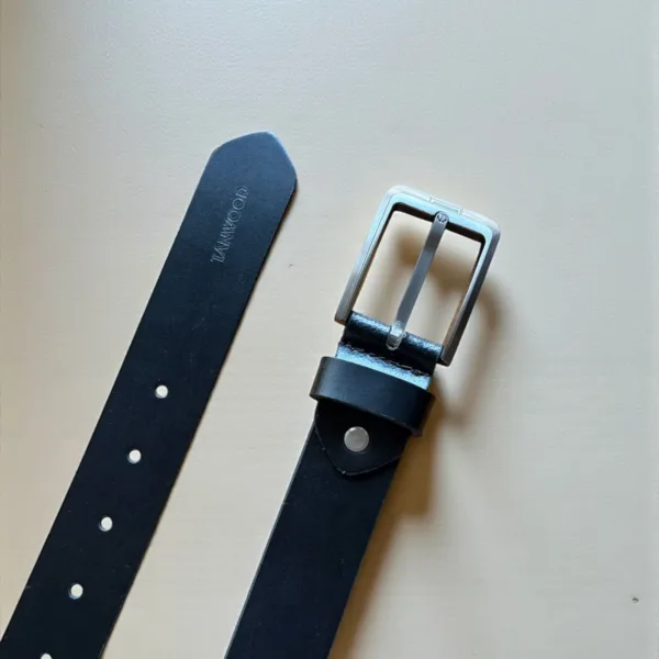 TANWOOD LEATHER PRIME BLACK - BELT
