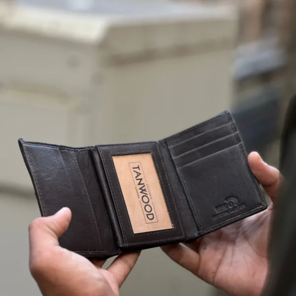 TANWOOD LEATHER TRIFOLD Zipper - Wallet