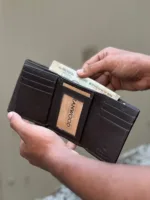 TANWOOD LEATHER TRIFOLD Zipper - Wallet - Image 6