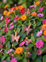 TANWOOD PURE LEATHER Mini – butterfly Keychain - Image 4