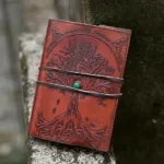 TANWOOD LEATHER Stone Tree  - Journal Red