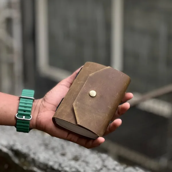 TANWOOD LEATHER mini Button - Journal