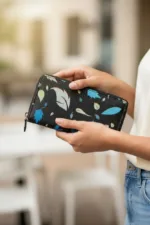 TANWOOD LEATHER AURA Ladies Long Wallet - Print