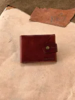 TANWOOD Pure LEATHER Rawcraft button - Wallet - Image 7