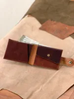 TANWOOD Pure LEATHER Rawcraft button - Wallet - Image 10