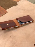 TANWOOD Pure LEATHER Rawcraft button - Wallet - Image 11