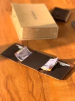 TANWOOD pure leather Trifold button wallet - Image 3