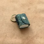 TANWOOD LEATHER mini - Keychain journal Button