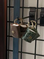 TANWOOD LEATHER mini - Keychain journal Button - Image 4