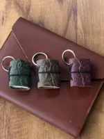 TANWOOD LEATHER mini Keychain Journal