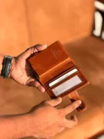 TANWOOD LEATHER Range POPUP Button - Wallet - Image 3