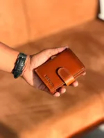 TANWOOD LEATHER Range POPUP Button - Wallet