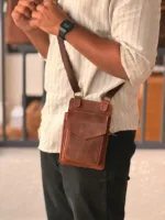 TANWOOD LEATHER Henry pocket - Sling Bag