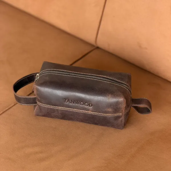 TANWOOD LEATHER Crafted Unisex Toiletry - Bag