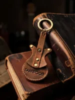 TANWOOD LEATHER MINI Guitar - Keychain - Image 4