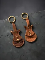 TANWOOD LEATHER MINI Guitar - Keychain - Image 3