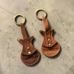 TANWOOD LEATHER MINI Guitar - Keychain