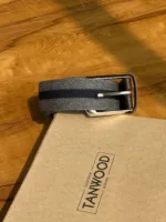 TANWOOD LEATHER Canvas Belt - Grey - Image 3