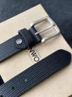 TANWOOD LEATHER Brick belt - Black - Image 4