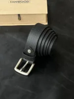 TANWOOD LEATHER Brick belt - Black