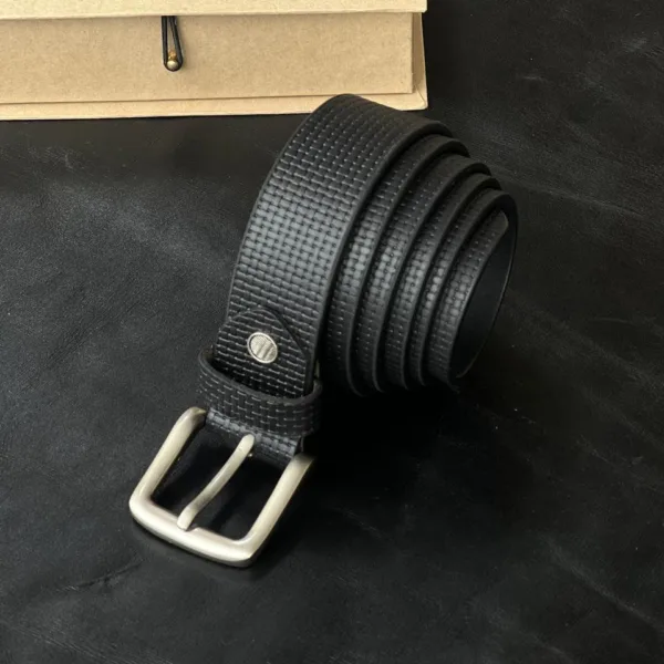 TANWOOD LEATHER Brick belt - Black