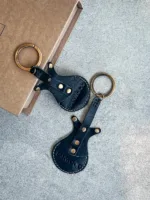 TANWOOD LEATHER MINI Guitar - Keychain - Image 10