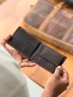 TANWOOD LEATHER Solid Bifold - wallet - Image 2