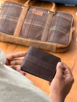 TANWOOD LEATHER Solid Bifold - wallet