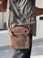 TANWOOD LEATHER Round edge Sling bag - Image 5