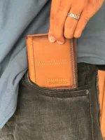 TANWOOD LEATRHER Rustic fold - Wallet - Image 8