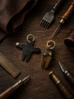 TANWOOD Pure Leather Hugman Keychain - Image 9