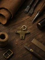 TANWOOD Pure Leather Hugman Keychain - Image 8