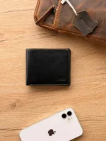 TANWOOD LEATHER Slate Bifold - wallet