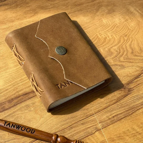 TANWOOD LEATHER Crafted mini Button – Journal