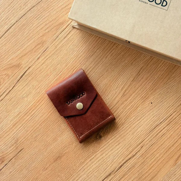 TANWOOD LEATHER Mini Press card wallet