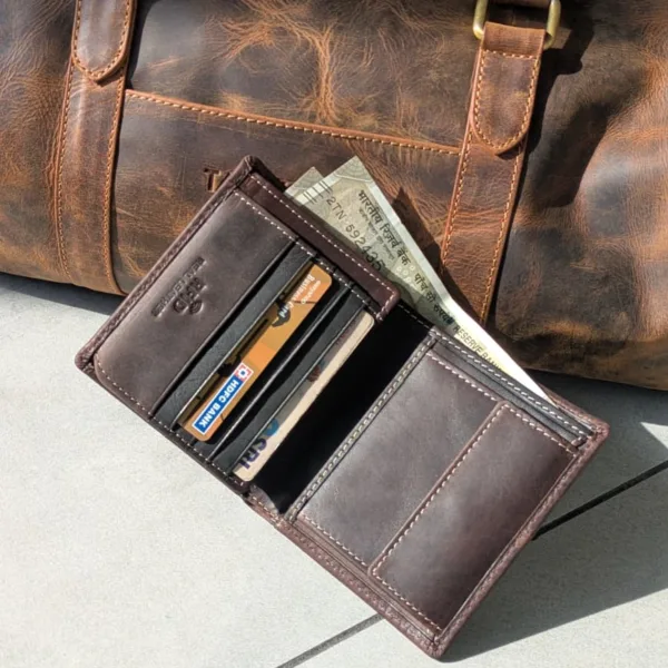 TANWOOD LEATHER 15 card - wallet