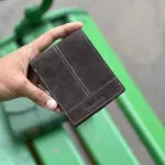 TANWOOD LEATHER NUBUCK - WALLET