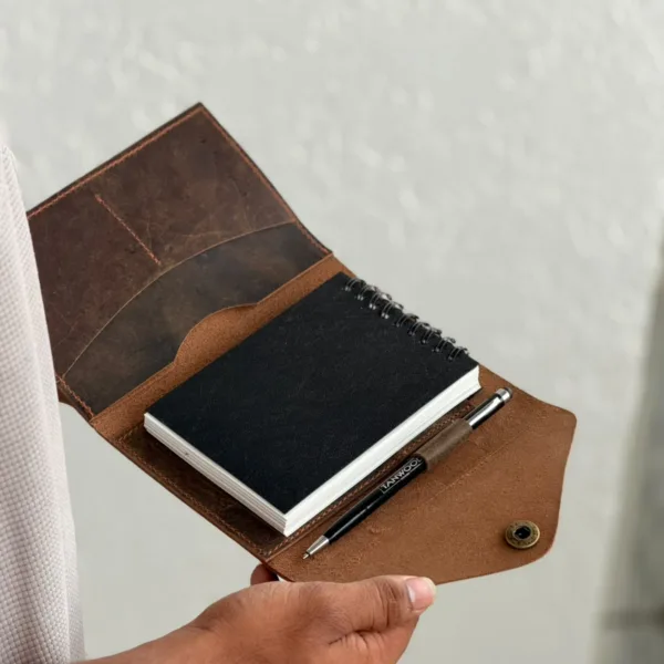 TANWOOD LEATHER mini Notekeeper
